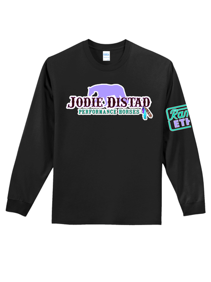 Jodie Distad Performance Horses Logo Long Sleeve