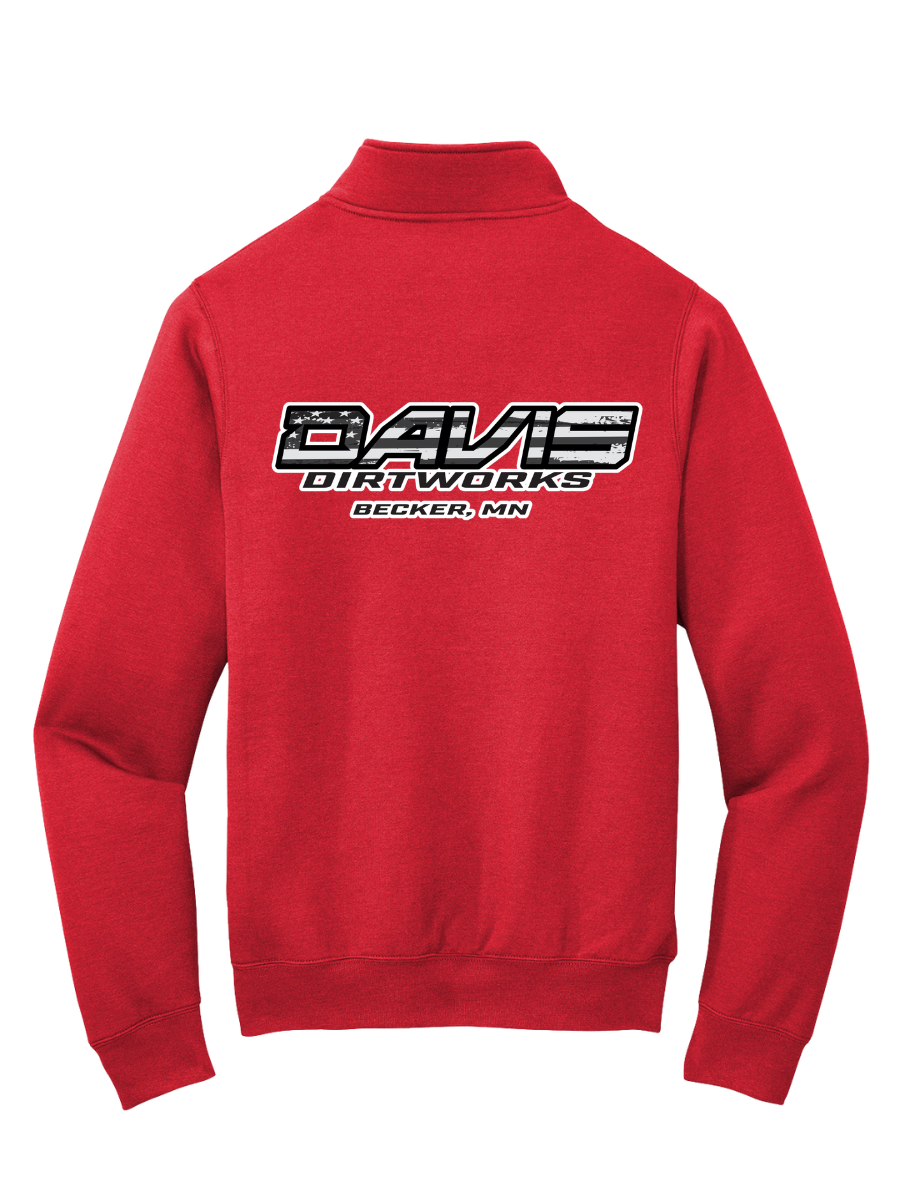 Davis Dirtworks Logo Quarterzip