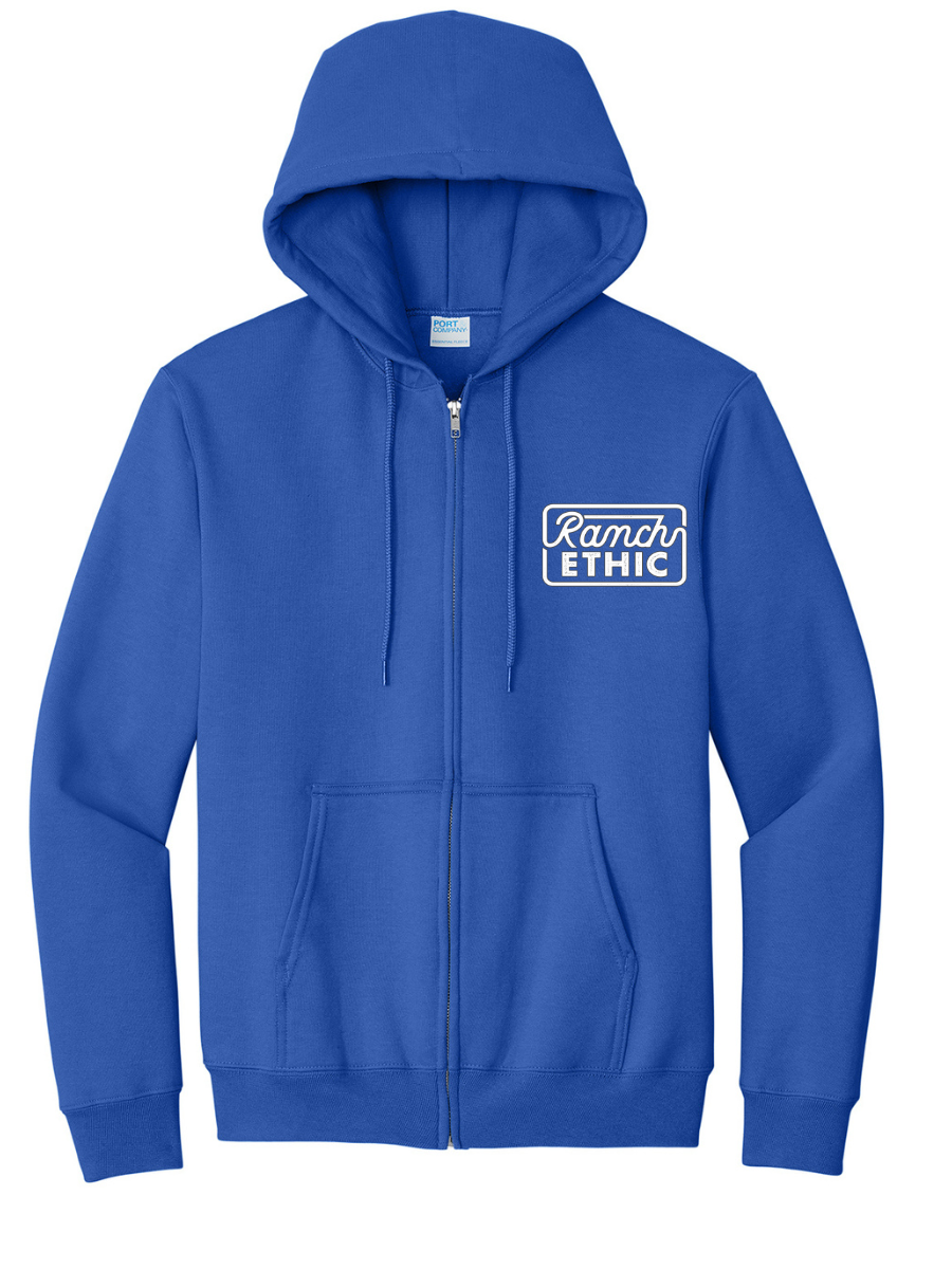 Davis Dirtworks Logo Full Zip Hoodie