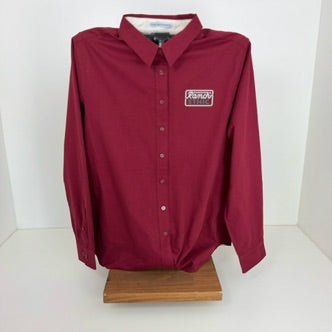 **LIMITED EDITION Burgundy Button Up WOMENS Sizes