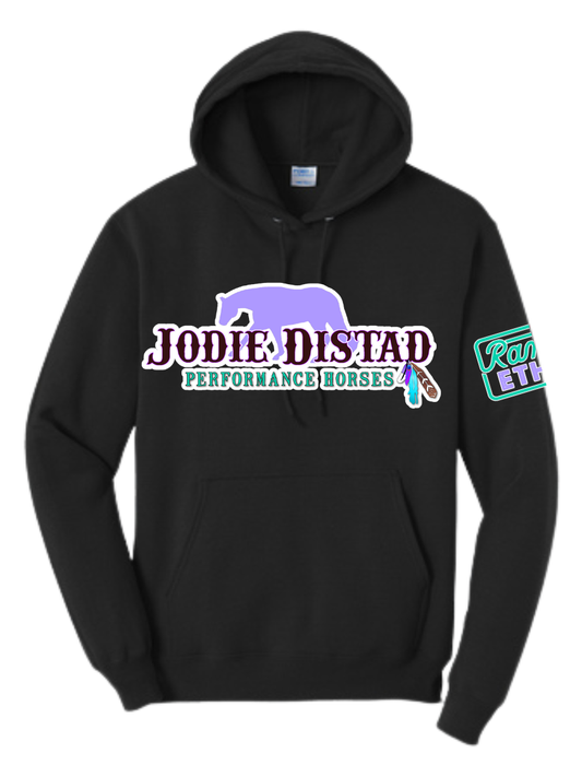 Jodie Distad Performance Horses Logo Hoodie