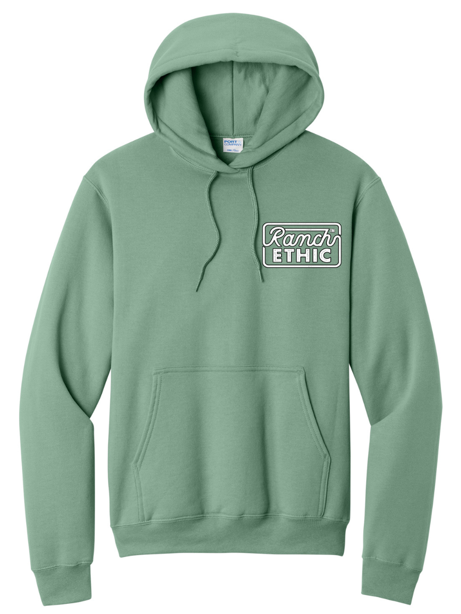 Barrel Clover Green Logo Hoodie