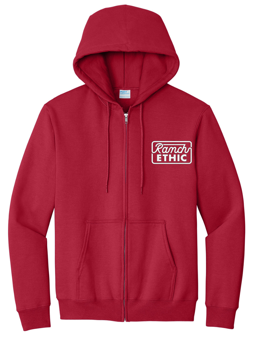 Davis Dirtworks Logo Full Zip Hoodie