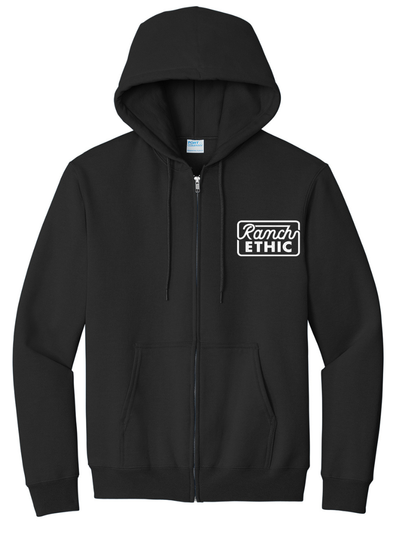 Davis Dirtworks Logo Full Zip Hoodie