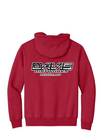 Davis Dirtworks Logo Full Zip Hoodie