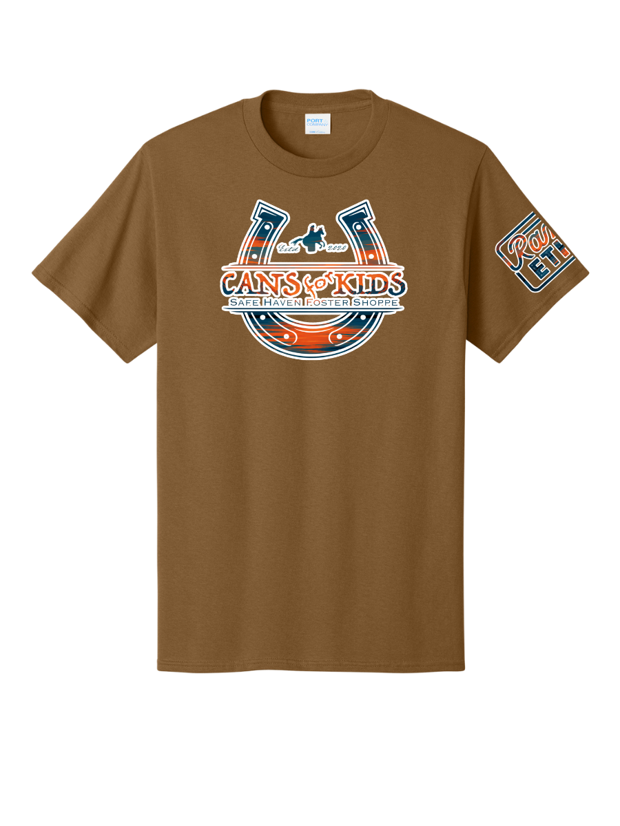 VOLUNTEERS - Cans for Kids Sunset Logo Tee