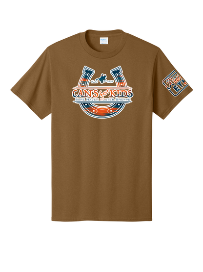 VOLUNTEERS - Cans for Kids Sunset Logo Tee