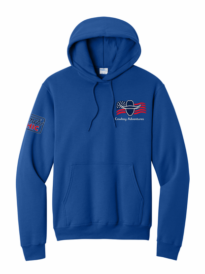 LIMITED EDITION Cowboy Adventures Flag Logo Hoodie