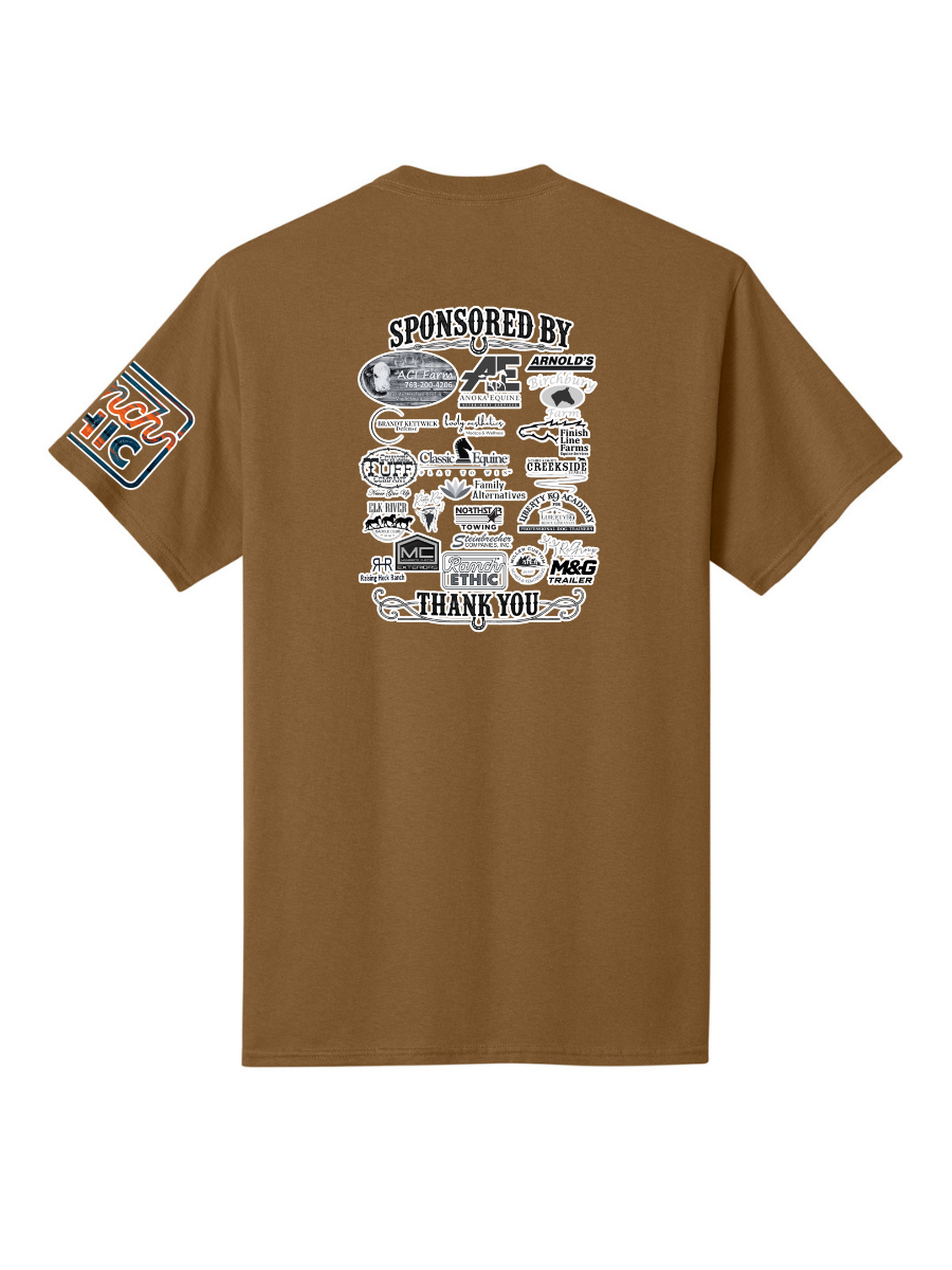 VOLUNTEERS - Cans for Kids Sunset Logo Tee