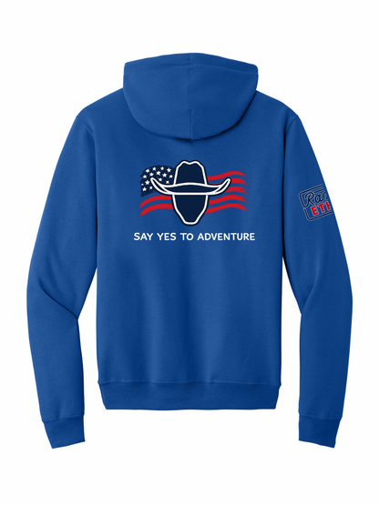 LIMITED EDITION Cowboy Adventures Flag Logo Hoodie