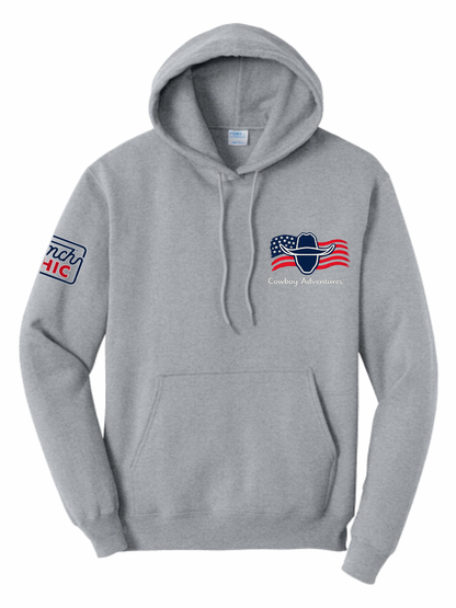 LIMITED EDITION Cowboy Adventures Flag Logo Hoodie