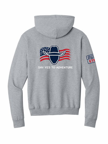 LIMITED EDITION Cowboy Adventures Flag Logo Hoodie
