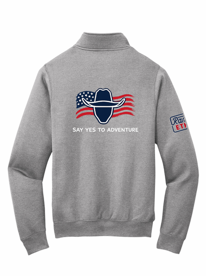 LIMITED EDITION Cowboy Adventures Flag Logo Quarterzip
