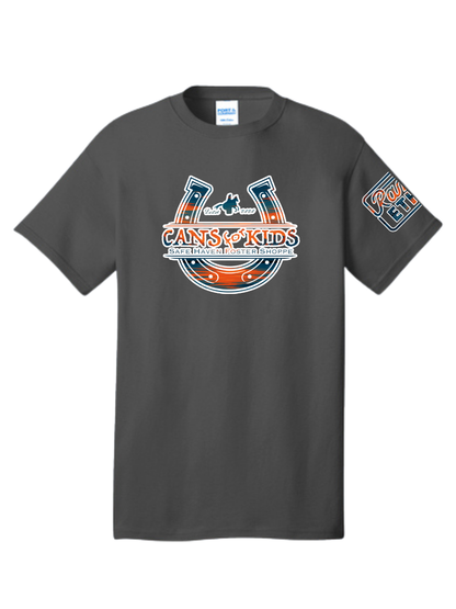 VOLUNTEERS - Cans for Kids Sunset Logo Tee