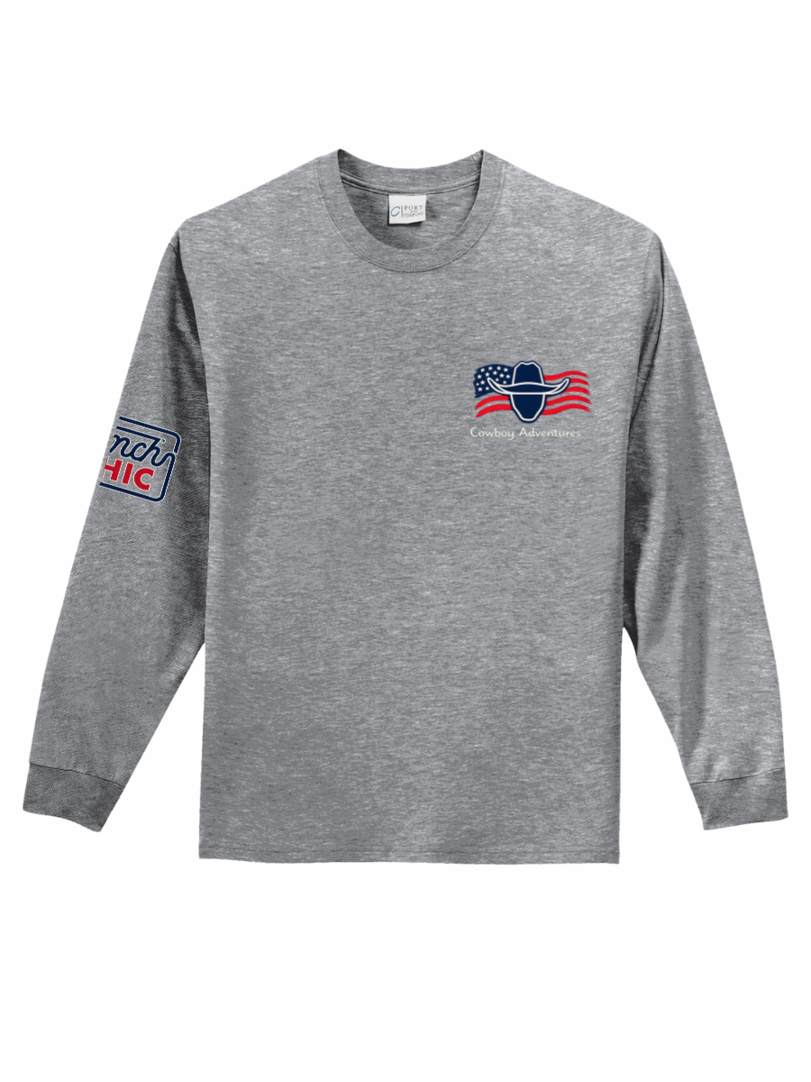 LIMITED EDITION Cowboy Adventures Flag Logo Long Sleeve