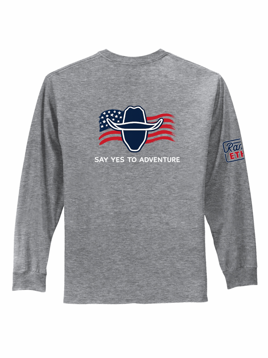 LIMITED EDITION Cowboy Adventures Flag Logo Long Sleeve