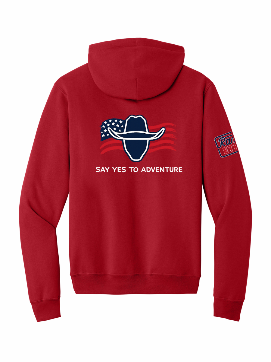 LIMITED EDITION Cowboy Adventures Flag Logo Hoodie