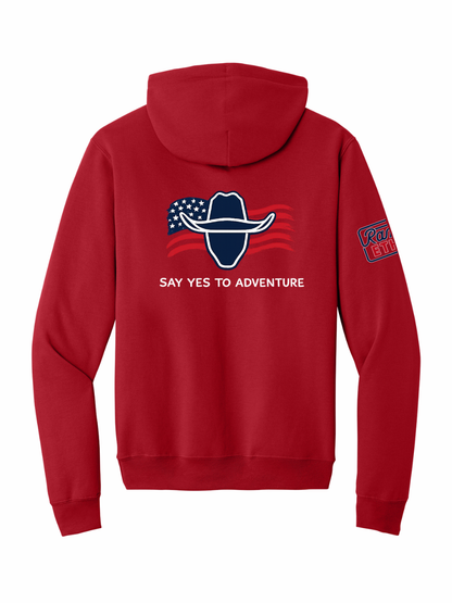 LIMITED EDITION Cowboy Adventures Flag Logo Hoodie