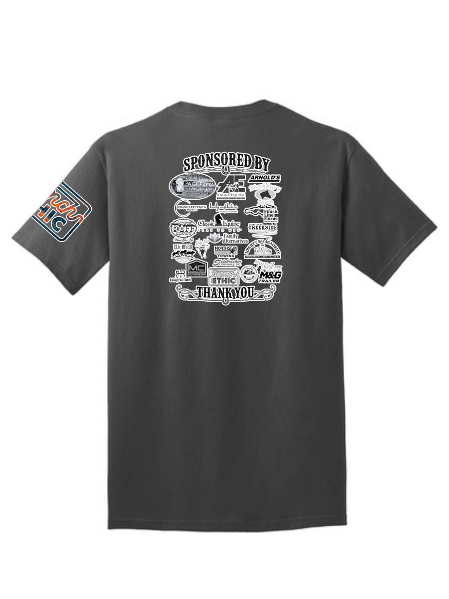 VOLUNTEERS - Cans for Kids Sunset Logo Tee