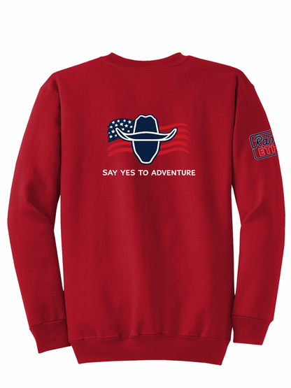 LIMITED EDITION Cowboy Adventures Flag Logo Crewneck