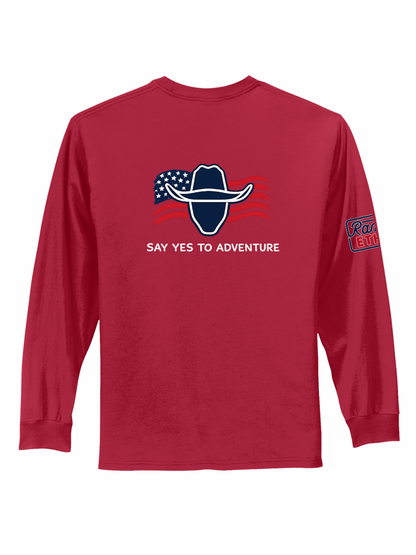 LIMITED EDITION Cowboy Adventures Flag Logo Long Sleeve