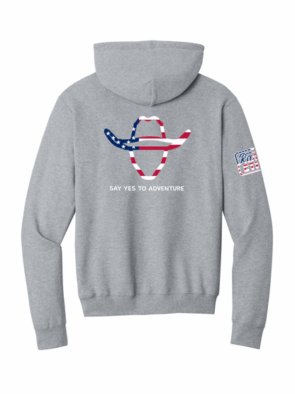 LIMITED EDITION Cowboy Adventures Patriotic Logo Hoodie
