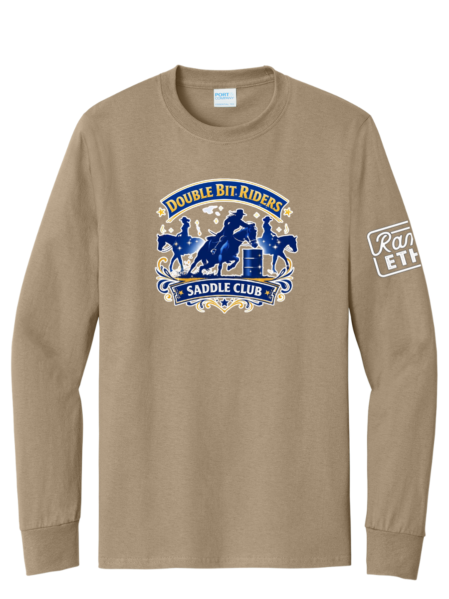 Double Bit Riders Logo Long Sleeve