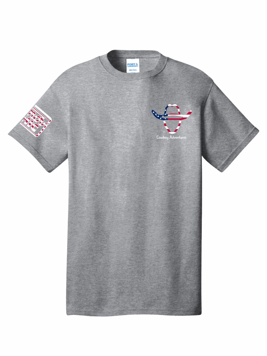 LIMITED EDITION Cowboy Adventures Patriotic Logo Tee