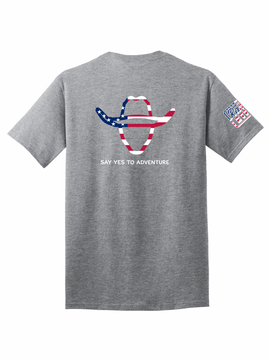 LIMITED EDITION Cowboy Adventures Patriotic Logo Tee