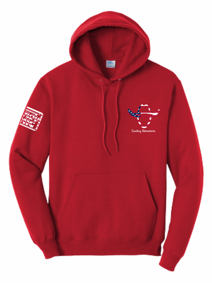 LIMITED EDITION Cowboy Adventures Patriotic Logo Hoodie