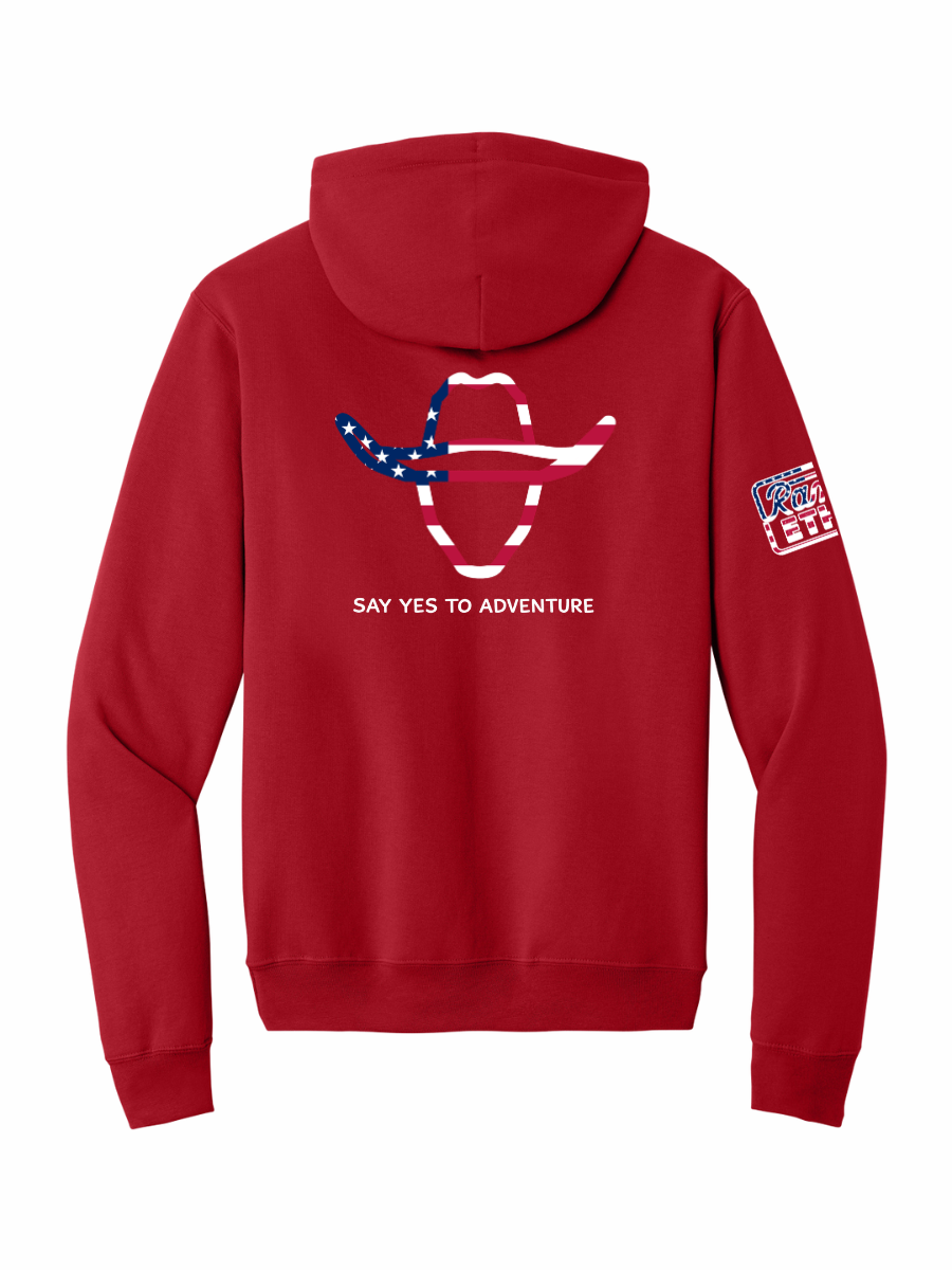 LIMITED EDITION Cowboy Adventures Patriotic Logo Hoodie