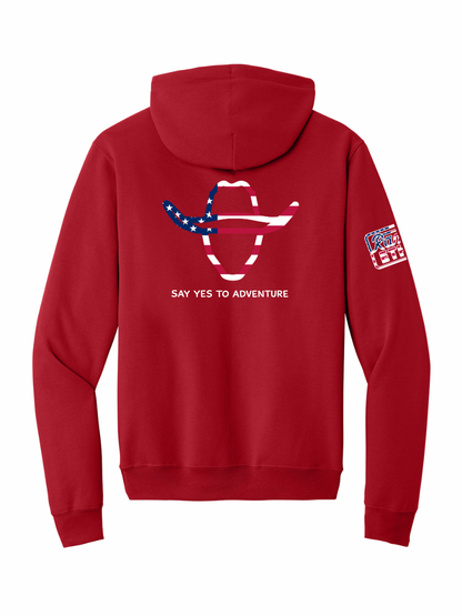 LIMITED EDITION Cowboy Adventures Patriotic Logo Hoodie