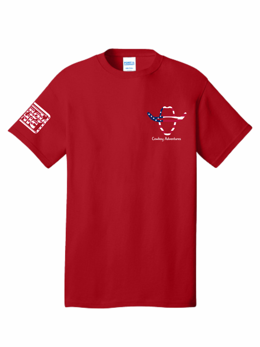 LIMITED EDITION Cowboy Adventures Patriotic Logo Tee