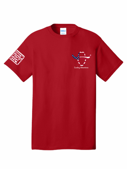LIMITED EDITION Cowboy Adventures Patriotic Logo Tee