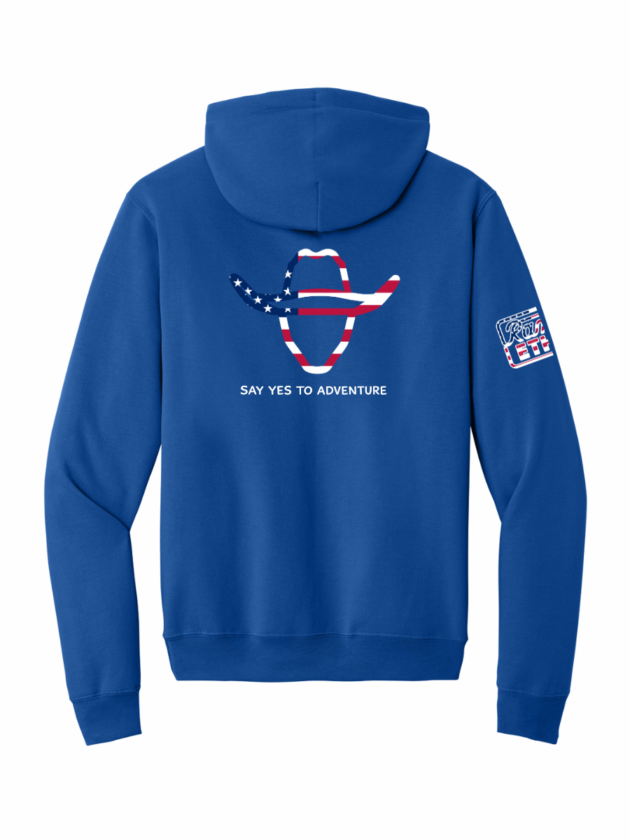 LIMITED EDITION Cowboy Adventures Patriotic Logo Hoodie
