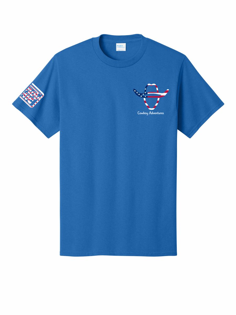 LIMITED EDITION Cowboy Adventures Patriotic Logo Tee
