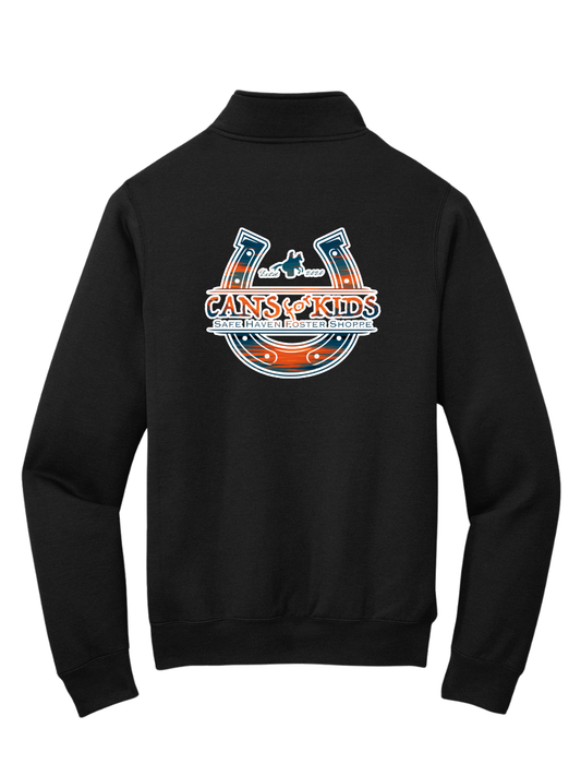 Cans for Kids Sunset Logo Quarterzip