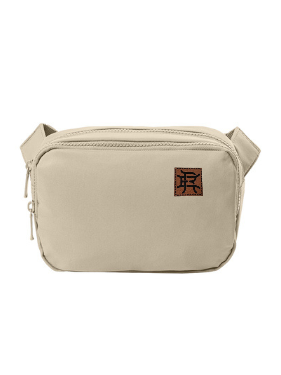 Double Zipper Logo Crossbody