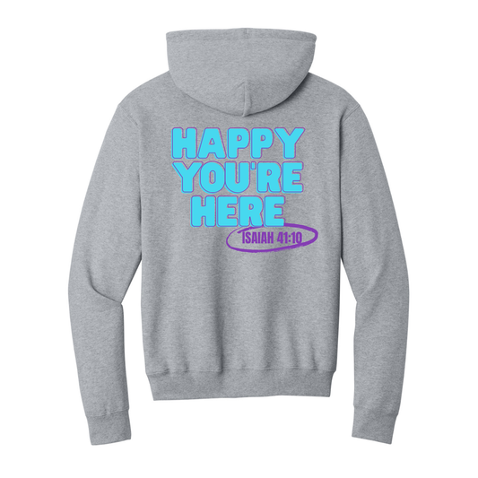 Happy You're Here Logo Hoodie