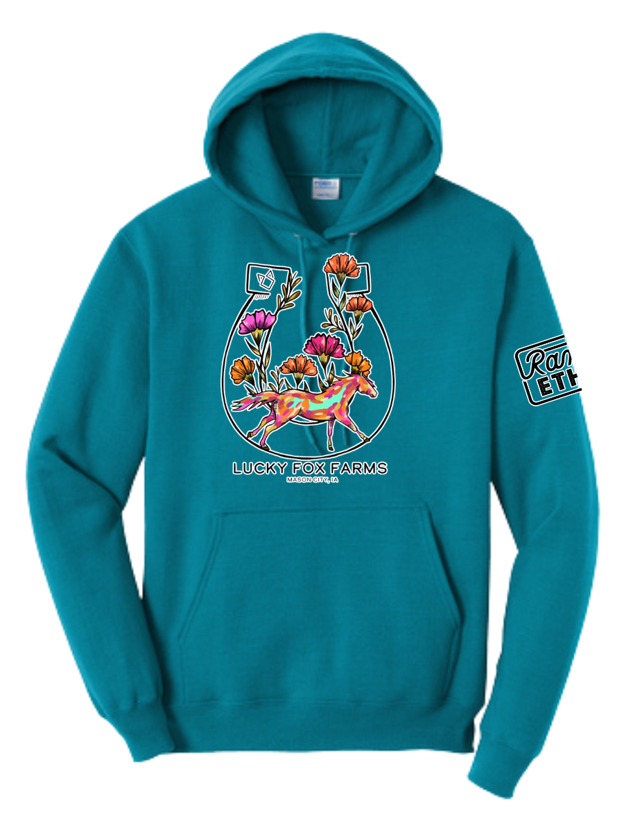 Lucky Fox Farms Logo Hoodie