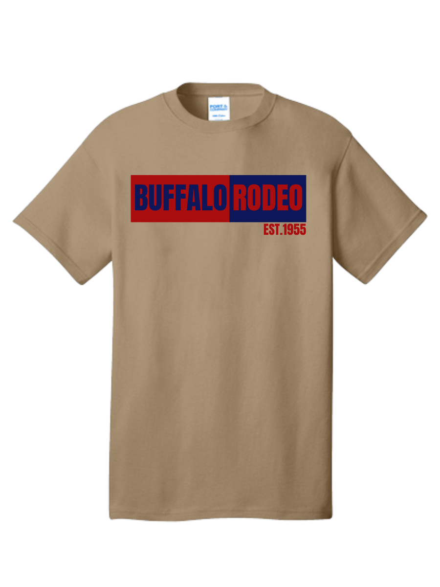 Buffalo Rodeo Color Block Tee