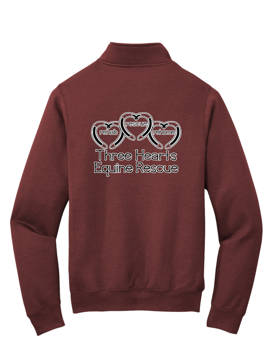 Three Hearts Logo Quarterzip