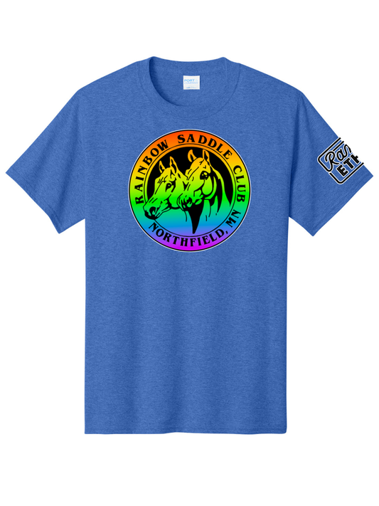 YOUTH Rainbow Saddle Club Logo Tee