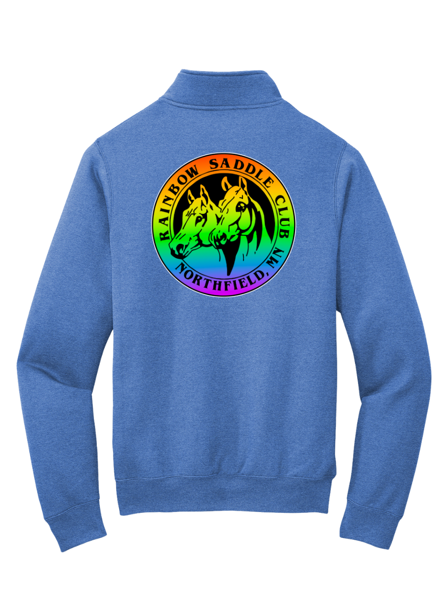 Rainbow Saddle Club Logo Quarterzip