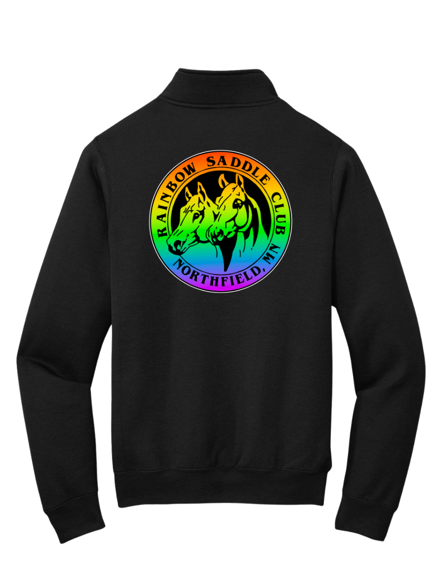 Rainbow Saddle Club Logo Quarterzip