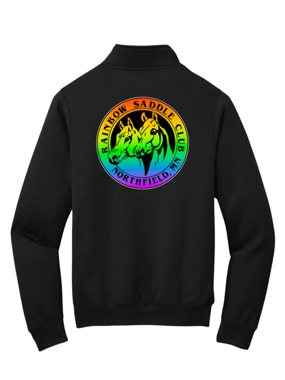 Rainbow Saddle Club Logo Quarterzip