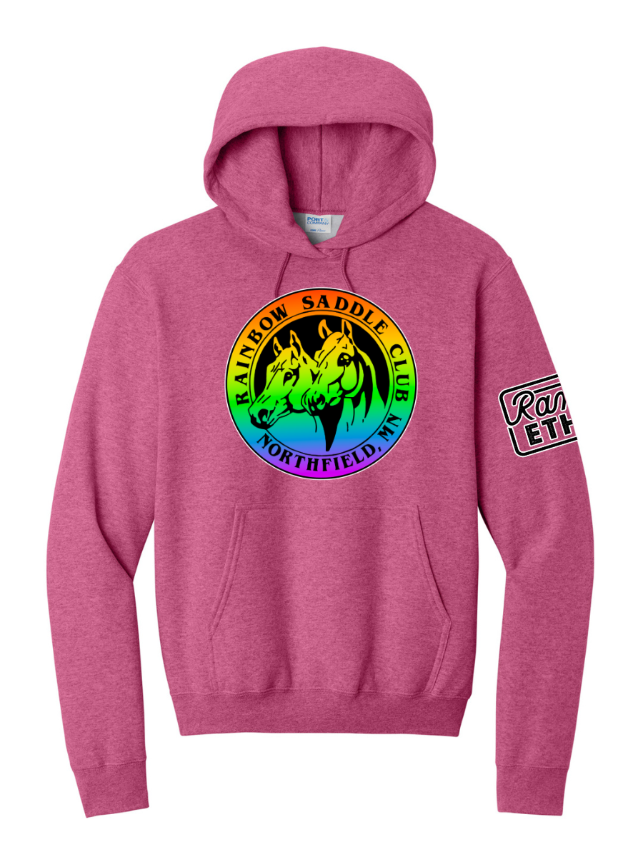 Rainbow Saddle Club Logo Hoodie