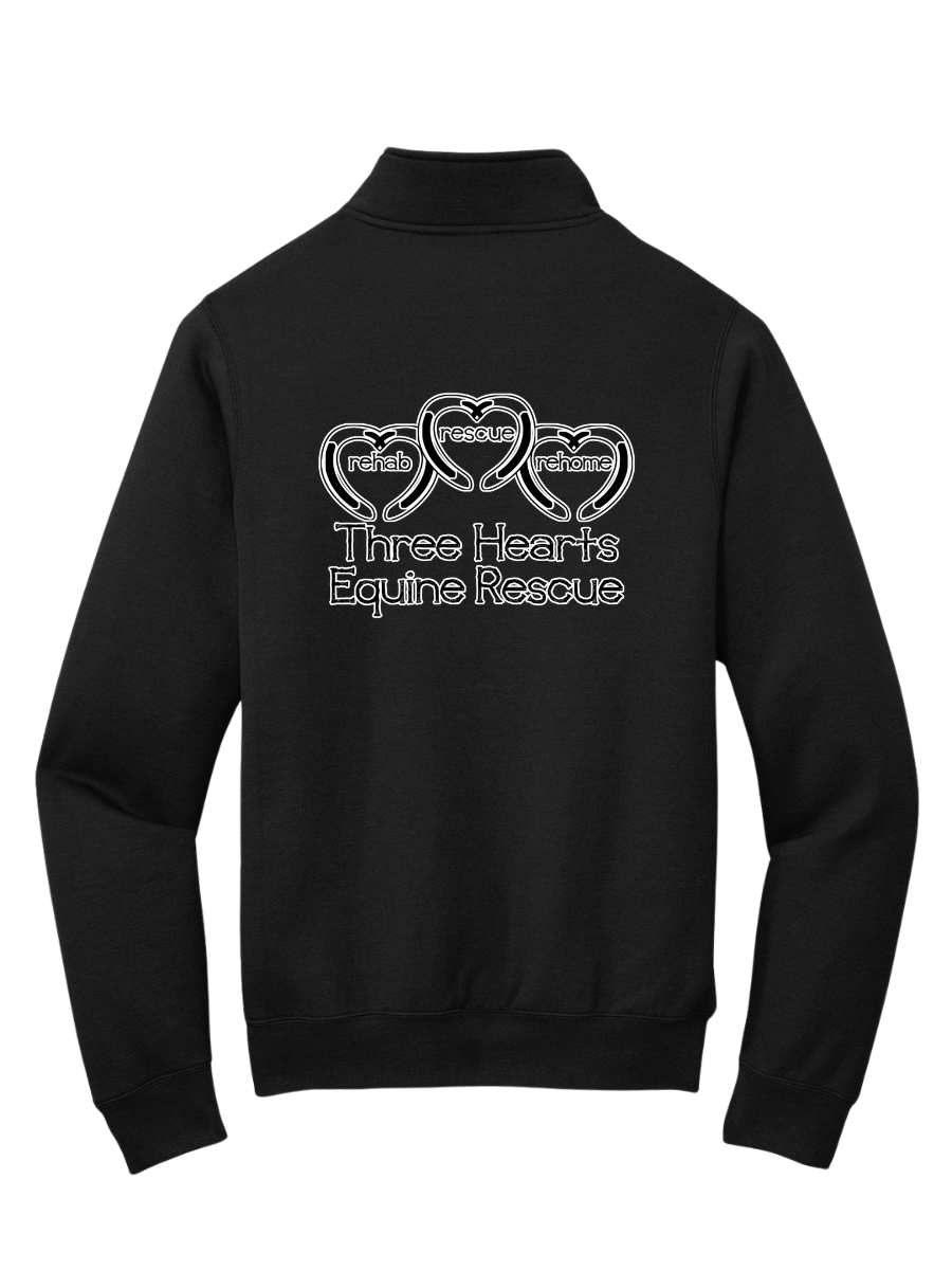 Three Hearts Logo Quarterzip