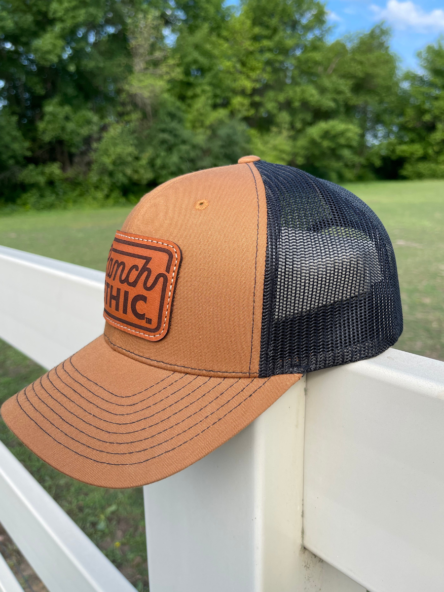 Leather Patch Hats