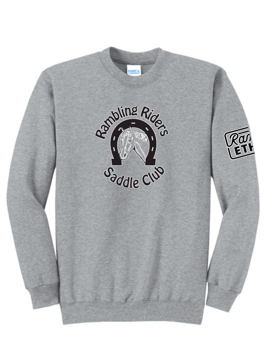 Rambling Riders Saddle Club Logo Crewneck